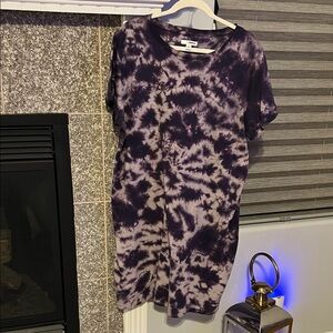Sonoma Purple Tye Dye Dress